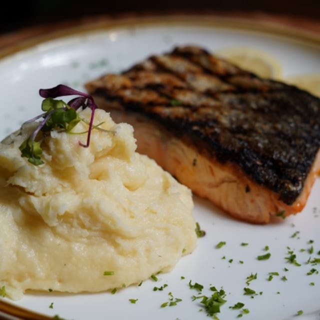 Grilled Salmon.