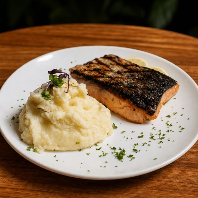 Grilled Salmon.