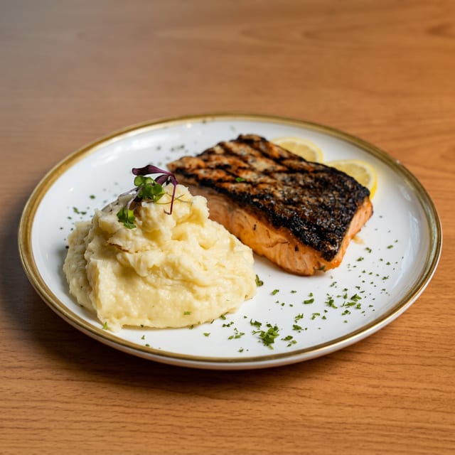 Grilled Salmon.